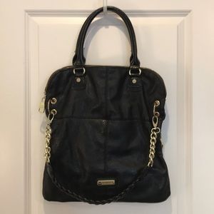 Gold and black envelope bag Steve Madden
